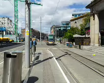 HARCOURT STREET TRAM STOP AND PARK PLACE [PHOTOGRAPHED USING A VERY OLD SONY NEX-5]-238224-1 HARCOURT STREET TRAM STOP AND PARK PLACE