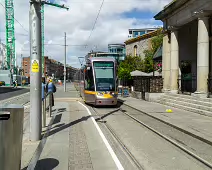 HARCOURT STREET TRAM STOP AND PARK PLACE [PHOTOGRAPHED USING A VERY OLD SONY NEX-5]-238226-1 HARCOURT STREET TRAM STOP AND PARK PLACE