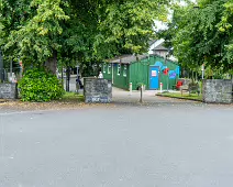 THIS WAS AN ARMY HUT AT THE CURRAGH CAMP [IT HAS HAD MANY USES BUT NOW IT IS A SCOUTS HALL]-237700-1