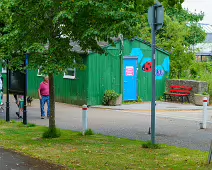 THIS WAS AN ARMY HUT AT THE CURRAGH CAMP [IT HAS HAD MANY USES BUT NOW IT IS A SCOUTS HALL]-237704-1