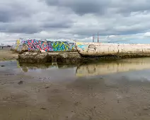 SANDYMOUNT SEA BATHS AUGUST 2024 [A CENTURY OF DECAY, MORE RECENTLY A CANVAS FOR STREET ART]-239469-1