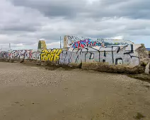 SANDYMOUNT SEA BATHS AUGUST 2024 [A CENTURY OF DECAY, MORE RECENTLY A CANVAS FOR STREET ART]-239470-1