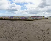 SANDYMOUNT SEA BATHS AUGUST 2024 [A CENTURY OF DECAY, MORE RECENTLY A CANVAS FOR STREET ART]-239480-1