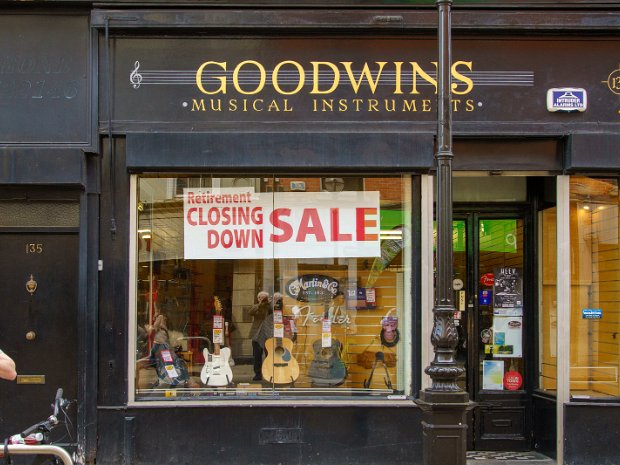 IN THE PROCESS OF CLOSING After more than 50 years of serving the music community in Dublin, Goodwins Musical Instruments on Capel Street is...