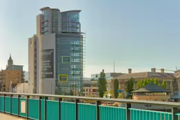 THE AREA NEAR THE LAGAN WEIR [MAY 2011 A FEW YEARS BEFORE THE OLD UGLY PEDESTRIAN BRIDGE WAS REPLACED]-233276-1 NEAR THE LAGAN WEIR MAY 2011