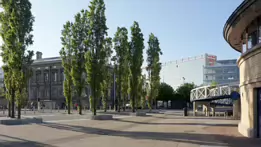 THE AREA NEAR THE LAGAN WEIR [MAY 2011 A FEW YEARS BEFORE THE OLD UGLY PEDESTRIAN BRIDGE WAS REPLACED]-233280-1 NEAR THE LAGAN WEIR MAY 2011