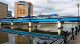 THE RIVER LAGAN - WATER FRONT AREA OF BELFAST-21-1