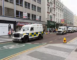 THE QUEEN WAS IN TOWN [WHILE I WAS PHOTOGRAPHING BELFAST CITY IN JUNE 2014]-233117-1