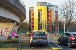 QUAY GATE HOUSE IS VERY MUCH A YELLOW BUILDING [LOCATED IN BELFAST AND WAS COMPLETED IN 2000]-232897-1