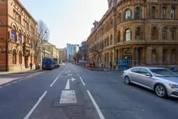 THE EWART BUILDING AS IT WAS IN 2022 [BEDFORD STREET - FRANKLIN STREET - McCLINTOCK STREET IN BELFAST]-232906-1