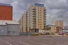 VICTORIA PLACE APARTMENT BLOCK WELLWOOD STREET - SANDY ROW AREA [COLLECTING WOOD FOR THE TWELFTH OF JULY]-232951-1