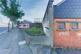 DERELICT SITE NEAR THE RAMADA ENCORE HOTEL [GREAT PATRICK STREET AREA MAY 2017]-235561-1 DERELICT SITE