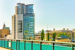 THE BOAT IS A BUILDING IN BELFAST AND IT IS NEAR THE LAGAN WEIR [NOT THE TALLEST BUILDING IN IRELAND]-233296-1 KNOWN AS THE BOAT