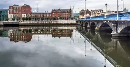 THE RIVER LAGAN - WATER FRONT AREA OF BELFAST-16-1