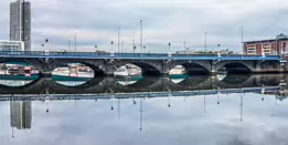 THE RIVER LAGAN - WATER FRONT AREA OF BELFAST-8-1