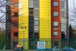 QUAY GATE HOUSE IS VERY MUCH A YELLOW BUILDING [LOCATED IN BELFAST AND WAS COMPLETED IN 2000]-232891-1