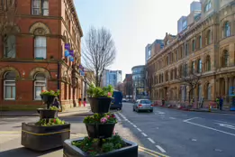 THE EWART BUILDING AS IT WAS IN 2022 [BEDFORD STREET - FRANKLIN STREET - McCLINTOCK STREET IN BELFAST]-232904-1