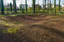 A BOMB CRATER AT STORMONT [THE BELFAST BLITZ]-203854-1