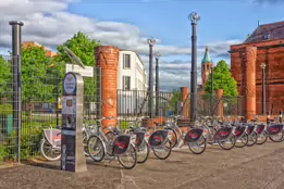 BELFAST BIKES DOCKING STATION 3907 - MAY 2015 [GASWORKS - CROMAC STREET]-167951-1