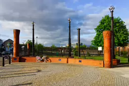 THE GASWORKS ON CROMAC STREET [BELFAST BIKES DOCKING 3907 MAY 2015]-232957-1