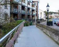 ANNA LIVIA BRIDGE ACROSS THE LIFFEY [CHAPELIZOD VILLAGE ON BOTH SIDES OF THE RIVER]-231237-1