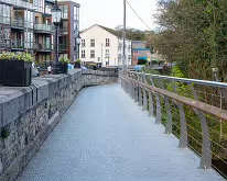 ANNA LIVIA BRIDGE ACROSS THE LIFFEY [CHAPELIZOD VILLAGE ON BOTH SIDES OF THE RIVER]-231239-1