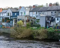 ANNA LIVIA BRIDGE ACROSS THE LIFFEY [CHAPELIZOD VILLAGE ON BOTH SIDES OF THE RIVER]-231243-1