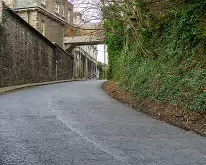 LOW BRIDGE AHEAD 3.6 METRES CLEARANCE [THE BRIDGE CONNECTS BOTH HALVES OF GLENMAROON HOUSE]-232641-1
