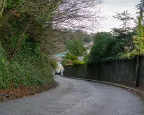 LOW BRIDGE AHEAD 3.6 METRES CLEARANCE [THE BRIDGE CONNECTS BOTH HALVES OF GLENMAROON HOUSE]-232657-1