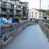 ANNA LIVIA BRIDGE ACROSS THE LIFFEY [CHAPELIZOD VILLAGE ON BOTH SIDES OF THE RIVER]-231242-1