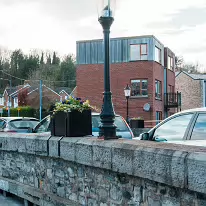 ANNA LIVIA BRIDGE ACROSS THE LIFFEY [CHAPELIZOD VILLAGE ON BOTH SIDES OF THE RIVER]-231244-1