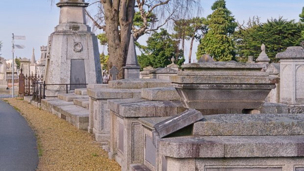 GRESHAM FAMILY VAULT There is a Gresham family vault in Mount Jerome Cemetery, Dublin, and it's quite a unique one! It was fitted with a bell...