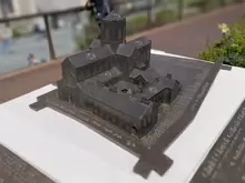 3D MODEL OF THE CATHEDRAL OUTSIDE THE CATHEDRAL [PHOTOGRAPHED 26 JUNE 2022]-236836-1