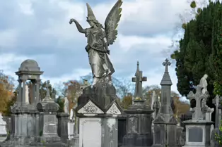 THE SECONDARY CIRCLE OF VAULTS AT GLASNEVIN CEMETERY [PHOTOGRAPHED USING THE NEW SONY 100MM MACRO LENS]-260311-1