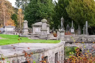 THE SECONDARY CIRCLE OF VAULTS AT GLASNEVIN CEMETERY [PHOTOGRAPHED USING THE NEW SONY 100MM MACRO LENS]-260314-1