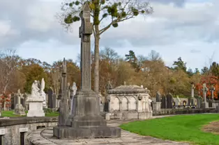 THE SECONDARY CIRCLE OF VAULTS AT GLASNEVIN CEMETERY [PHOTOGRAPHED USING THE NEW SONY 100MM MACRO LENS]-260321-1