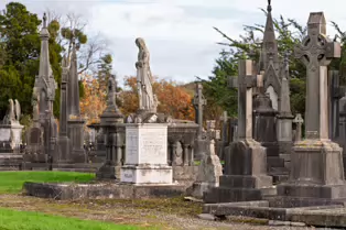 THE SECONDARY CIRCLE OF VAULTS AT GLASNEVIN CEMETERY [PHOTOGRAPHED USING THE NEW SONY 100MM MACRO LENS]-260323-1