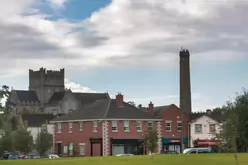 THE ROUND TOWER AT ST BRIGID'S CATHEDRAL [KILDARE TOWN 2009] X-234938-1