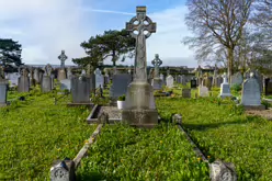 A FEW OF THE MANY CELTIC CROSSES IN MOUNT ST LAWRENCE CEMETERY [LIMERICK APRIL 2022]-244668-1