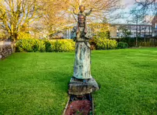 ST CONLETH'S STATUE AND GARDEN CHRISTMAS 2012 [THE ST BRIDGET'S CROSS WAS MISSING]-238608-1