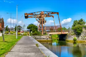 SHERIFF STREET LIFTING BRIDGE [NOT AS OLD AS SOME BELIEVE IT TO BE]-236471-1