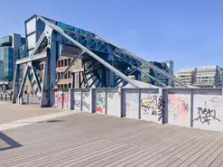 A SET OF SCHERZER LIFTING BRIDGES [ENTRANCE TO CUSTOM HOUSE DOCK]-231355-1