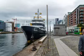 SCOUT A 209 FOOT SUPER-YACHT [AT SIR JOHN ROGERSON'S QUAY JULY 2024]-237367-1