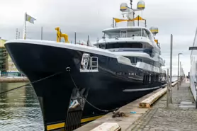 SCOUT A 209 FOOT SUPER-YACHT [AT SIR JOHN ROGERSON'S QUAY JULY 2024]-237372-1