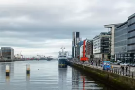 SCOUT A 209 FOOT SUPER-YACHT [AT SIR JOHN ROGERSON'S QUAY JULY 2024]-237380-1