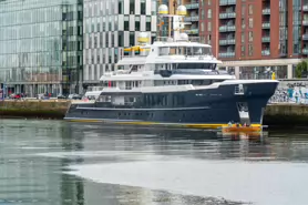 SCOUT A 209 FOOT SUPER-YACHT [AT SIR JOHN ROGERSON'S QUAY JULY 2024]-237383-1