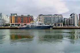 SCOUT A 209 FOOT SUPER-YACHT [AT SIR JOHN ROGERSON'S QUAY JULY 2024]-237386-1