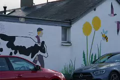 STREET ART ON HALLIDAY ROAD IN STONEYBATTER [ARTISTS IN DUBLIN FACE A NUMBER OF CHALLENGES]-228843-1