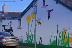 STREET ART ON HALLIDAY ROAD IN STONEYBATTER [ARTISTS IN DUBLIN FACE A NUMBER OF CHALLENGES]-228844-1