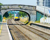 BROOMBRIDGE LUAS TRAM STOP AND IRISH RAIL STATION [THE SCHEDULED TRAINS DID NOT ARRIVE]-237631-1